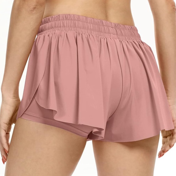 Blaosn Flowy Athletic Shorts for Women Gym Yoga Workout Running Tennis Skirt - Picture 4 of 5